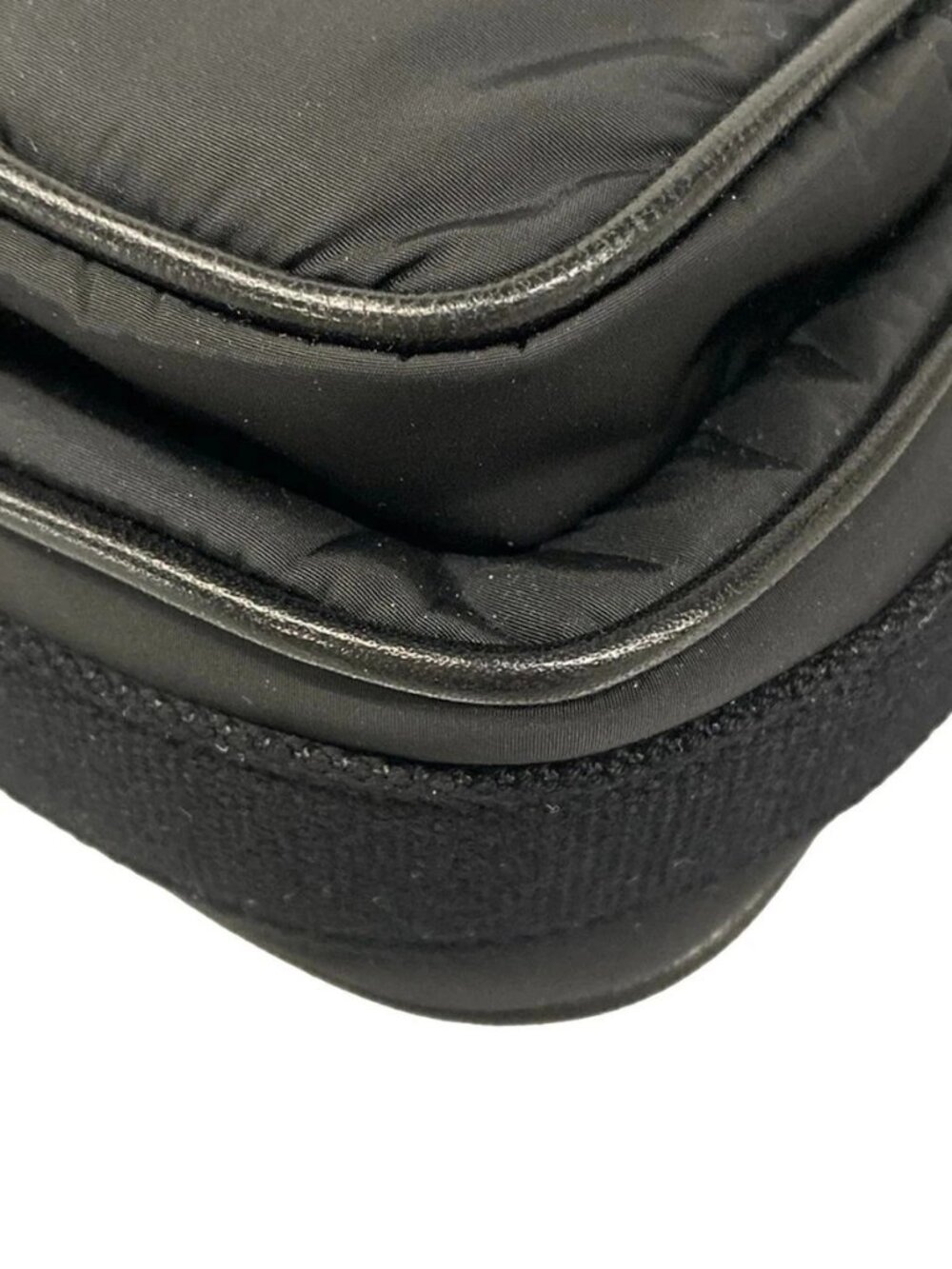 SAINT LAURENT PARIS - 779661 Black Nylon Leather Shoulder Bag - Picture 3 of 14